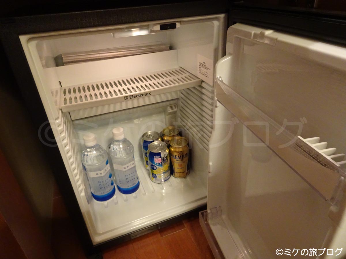 箱根ハイランドホテル　スタンダードツイン　冷蔵庫