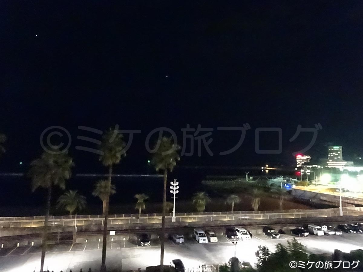 熱海温泉　ホテルミクラス　夜景