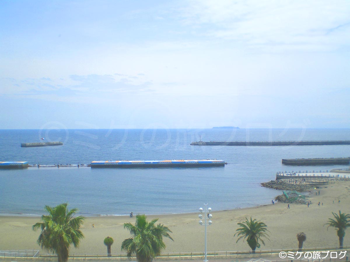 熱海ホテルミクラス海側の部屋からの眺望