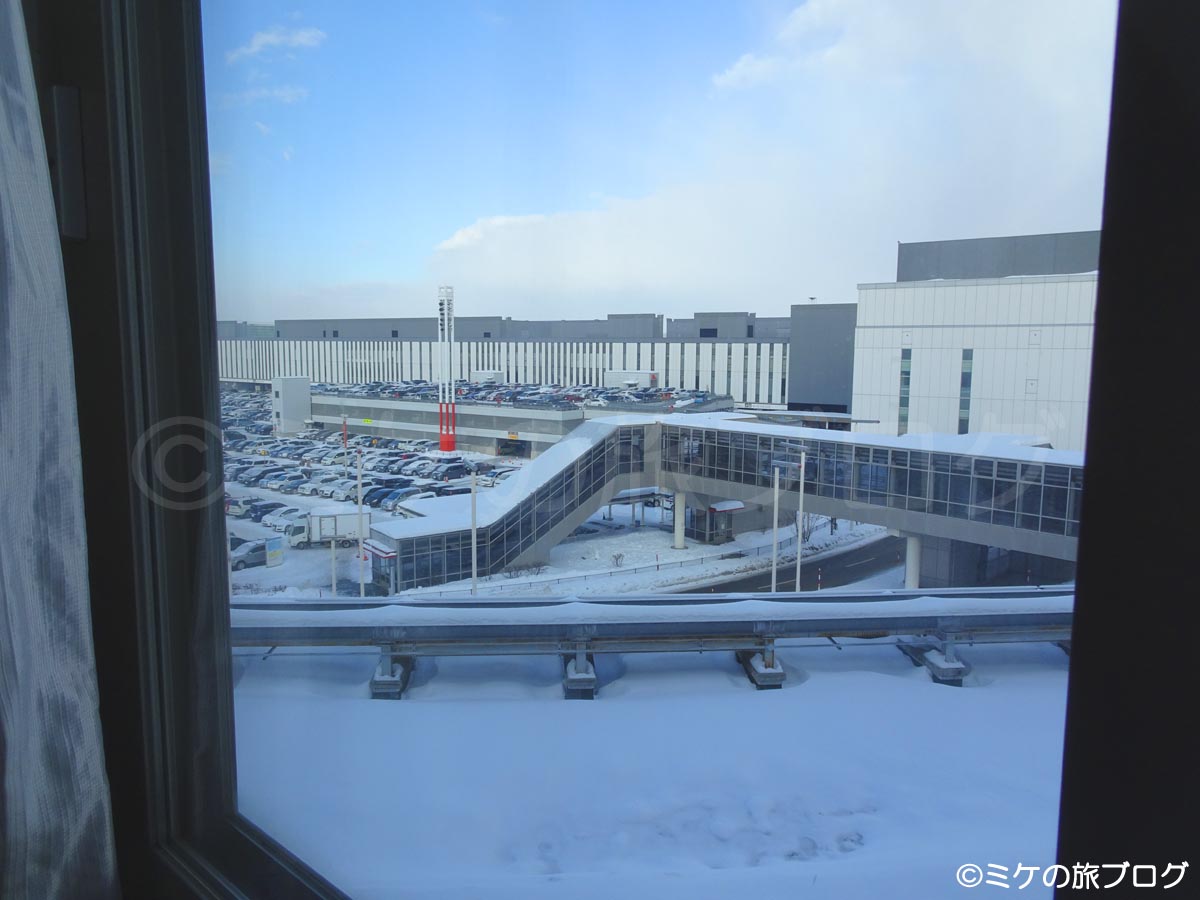 新千歳空港エアターミナルホテル　スタンダードツイン　眺望