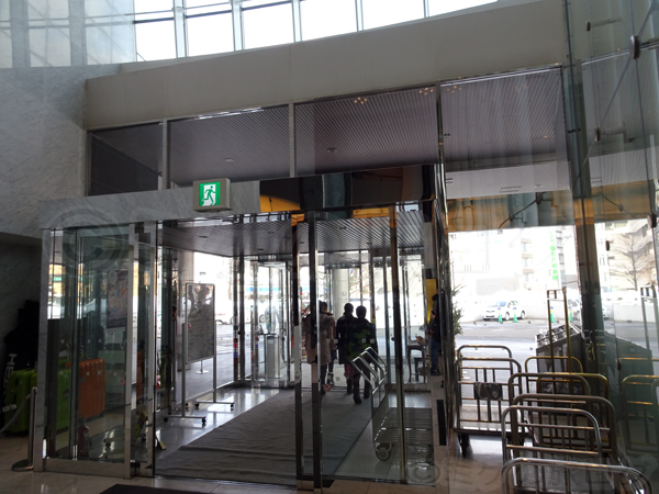 札幌プリンスホテル　 玄関