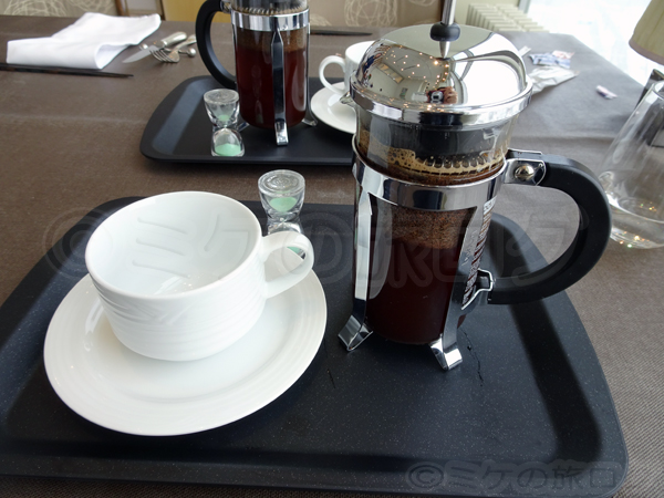 札幌プリンスホテル　 朝食　コーヒー