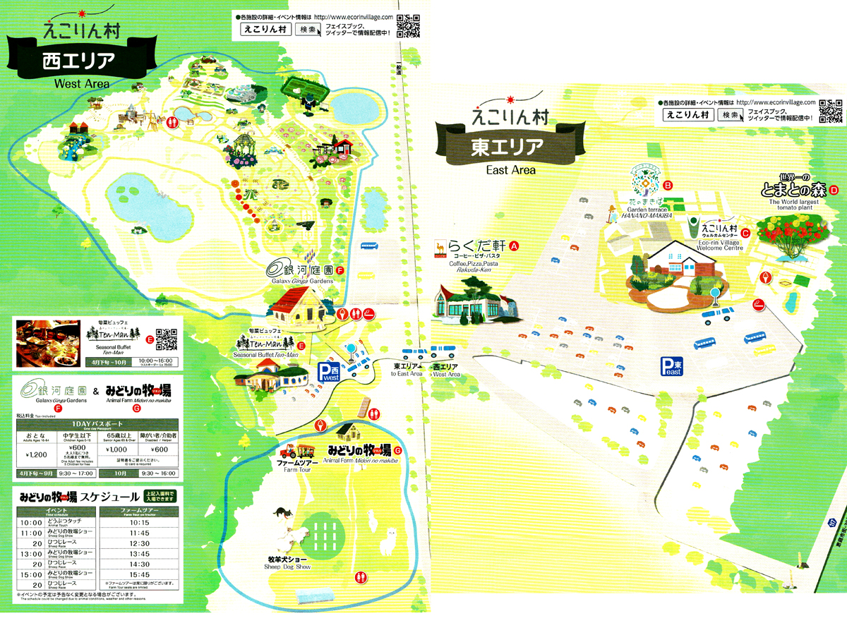 えこりん村の地図