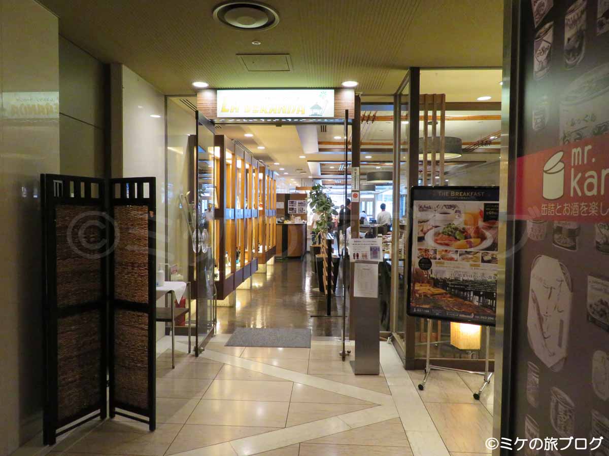 APAホテル東京ベイ幕張の朝食会場の入り口