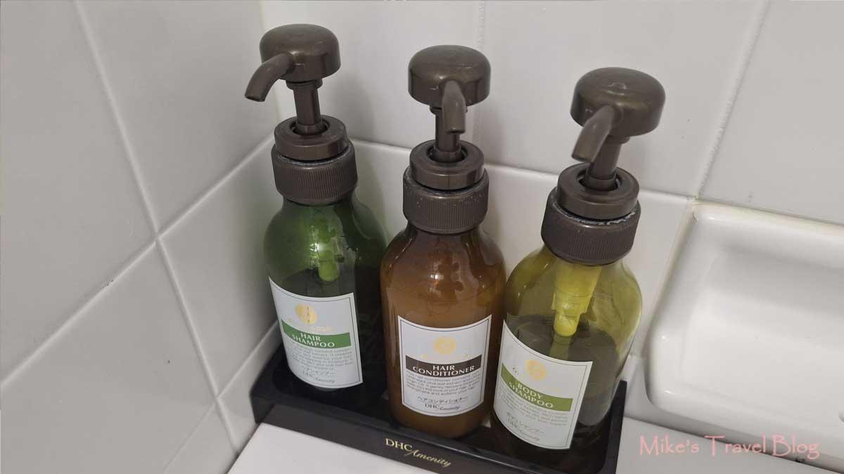 ホテルニューアカオ ホライゾンウイング バスルーム シャンプー ボディソープ